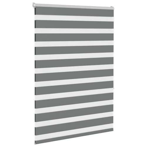 Zavjesa zebra 110x150 cm širina tkanine 105,9 cm poliester - Tamno siva 110 x 150 cm Cijena