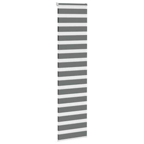 Zavjesa zebra 65x200 cm širina tkanine 60,9 cm poliester - Tamno siva 65 x 200 cm Cijena