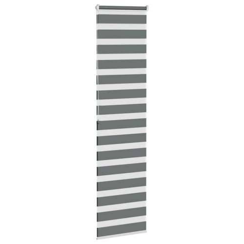 Zavjesa zebra 65x200 cm širina tkanine 60,9 cm poliester - Tamno siva 65 x 200 cm Cijena