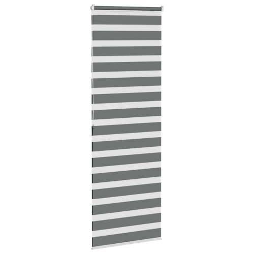 Zavjesa zebra 75x200 cm širina tkanine 70,9 cm poliester - Tamno siva 75 x 200 cm Cijena