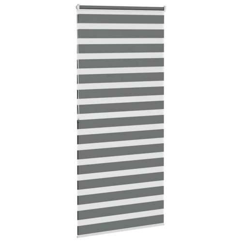 Zavjesa zebra 110x200 cm širina tkanine 105,9 cm poliester - Tamno siva 110 x 200 cm Cijena
