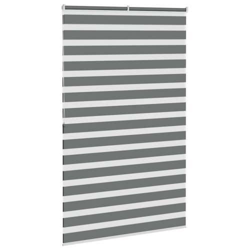 Zavjesa zebra 140x200 cm širina tkanine 135,9 cm poliester - Tamno siva 140 x 200 cm Cijena