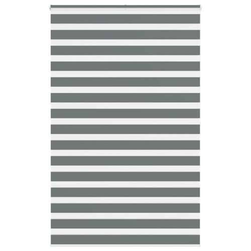 Zavjesa zebra 150x200 cm širina tkanine 145,9 cm poliester - Tamno siva 150 x 200 cm Cijena