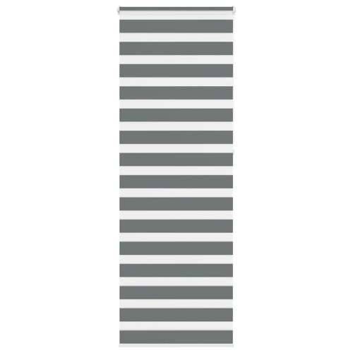 Zavjesa zebra 75x230 cm širina tkanine 70,9 cm poliester - Tamno siva 75 x 230 cm Cijena