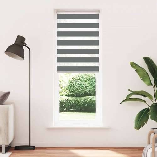 Zavjesa zebra 75x230 cm širina tkanine 70,9 cm poliester - Tamno siva 75 x 230 cm Cijena