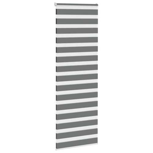 Zavjesa zebra 75x230 cm širina tkanine 70,9 cm poliester - Tamno siva 75 x 230 cm Cijena