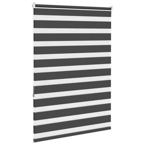 Zavjesa zebra crna 65x200 cm širina tkanine 60,9 cm poliester - Crna 65 x 200 cm Cijena