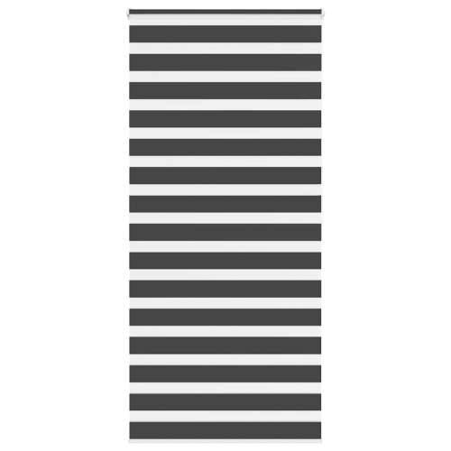 Zavjesa zebra crna 110x200 cm širina tkanine 105,9 cm poliester - Crna 110 x 200 cm Cijena