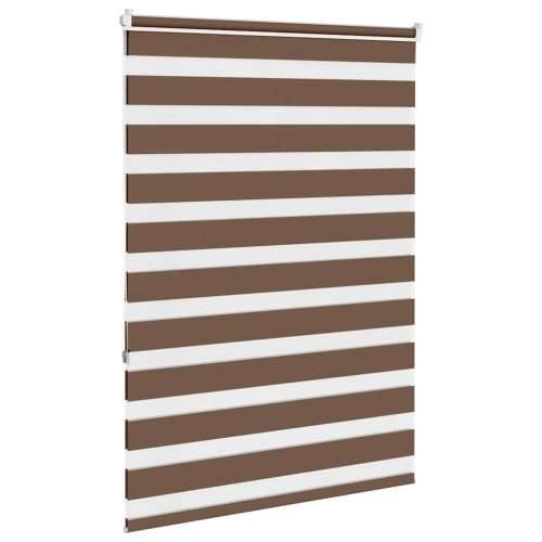 Zavjesa zebra smeđa 100x150 cm širina tkanine 95,9 cm poliester - Smeđa 100 x 150 cm Cijena
