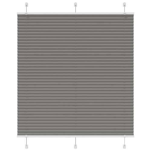 Plisirana roleta antracit 120x100 cm širina tkanine 119,4 cm - Antracit 120 x 100 cm Cijena