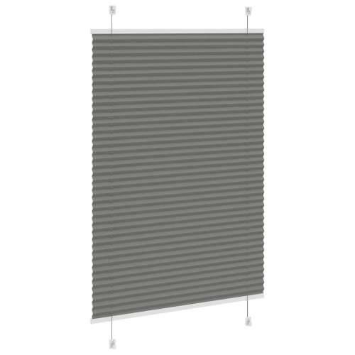 Plisirana roleta antracit 95x150 cm širina tkanine 94,4 cm - Antracit 95 x 150 cm Cijena