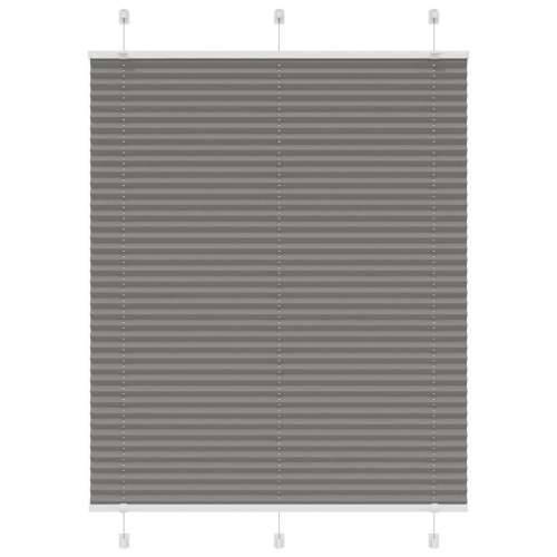 Plisirana roleta antracit 105x150 cm širina tkanine 104,4 cm - Antracit 105 x 150 cm Cijena