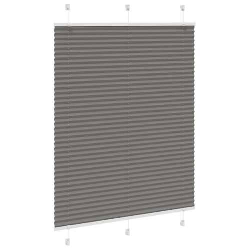 Plisirana roleta antracit 105x150 cm širina tkanine 104,4 cm - Antracit 105 x 150 cm Cijena