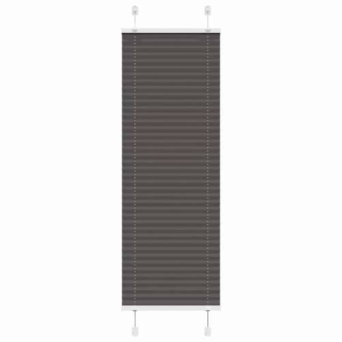 Plisirana roleta crna 50x100 cm širina tkanine 49,4 cm - Crna 50 x 100 cm Cijena
