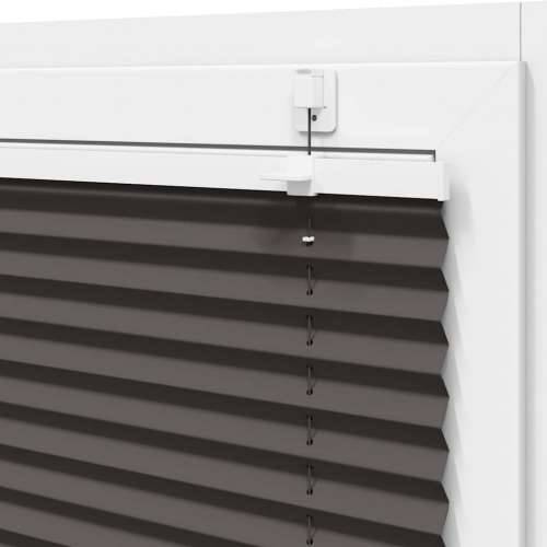 Plisirana roleta crna 50x100 cm širina tkanine 49,4 cm - Crna 50 x 100 cm Cijena