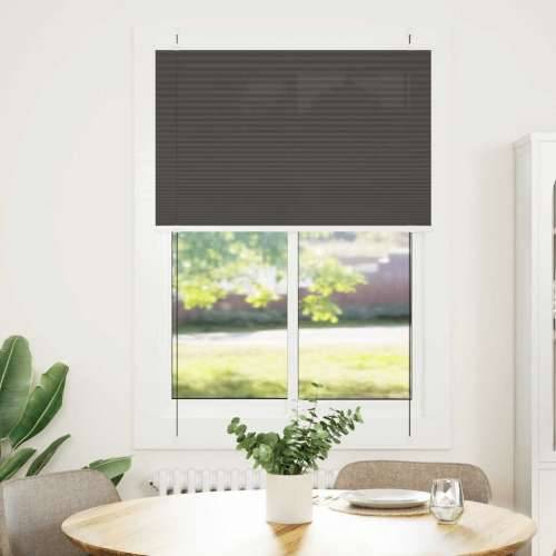 Plisirana roleta crna 85x100 cm širina tkanine 84,4 cm - Crna 85 x 100 cm Cijena