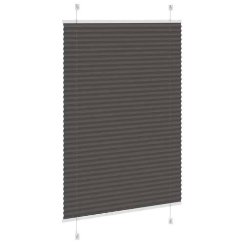 Plisirana roleta crna 85x100 cm širina tkanine 84,4 cm - Crna 85 x 100 cm Cijena