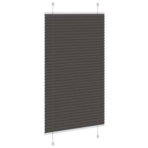 Plisirana roleta crna 70x150 cm širina tkanine 69,4 cm - Crna 70 x 150 cm Cijena