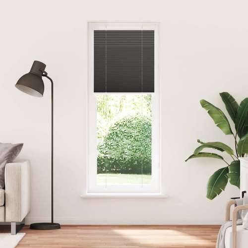Plisirana roleta crna 70x200 cm širina tkanine 69,4 cm - Crna 70 x 200 cm Cijena