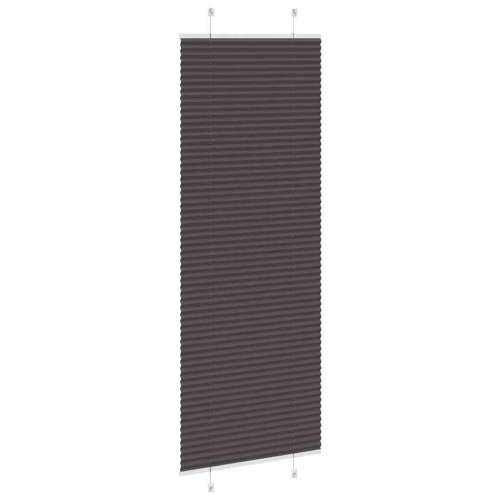 Plisirana roleta crna 70x200 cm širina tkanine 69,4 cm - Crna 70 x 200 cm Cijena