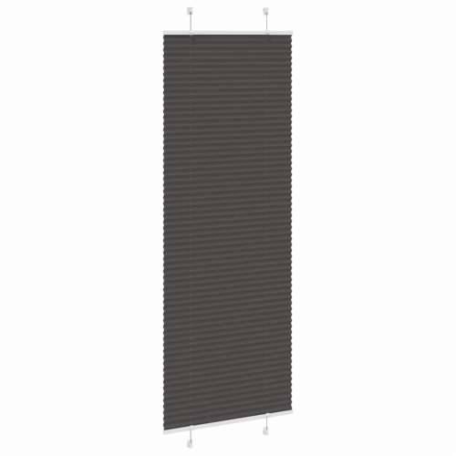 Plisirana roleta crna 80x200 cm širina tkanine 79,4 cm - Crna 80 x 200 cm Cijena