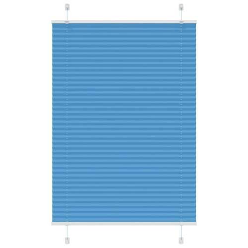 Plisirana roleta plava 100x150 cm širina tkanine 99,4 cm - Plava 100 x 150 cm Cijena
