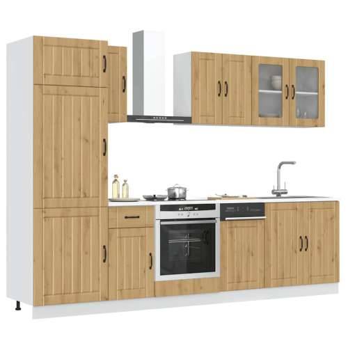 8-dijelni set kuhinjskih ormarića Kalmar konstruiranog drva - hrast artisan 1 Cijena