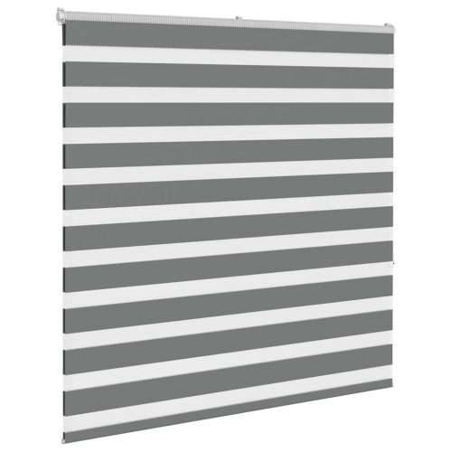 Zavjesa zebra 150x150 cm širina tkanine 145,9 cm poliester - Tamno siva 150 x 150 cm Cijena