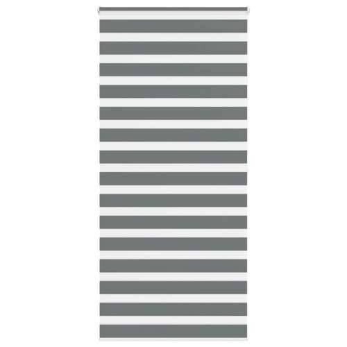 Zavjesa zebra 100x200 cm širina tkanine 95,9 cm poliester - Tamno siva 100 x 200 cm Cijena