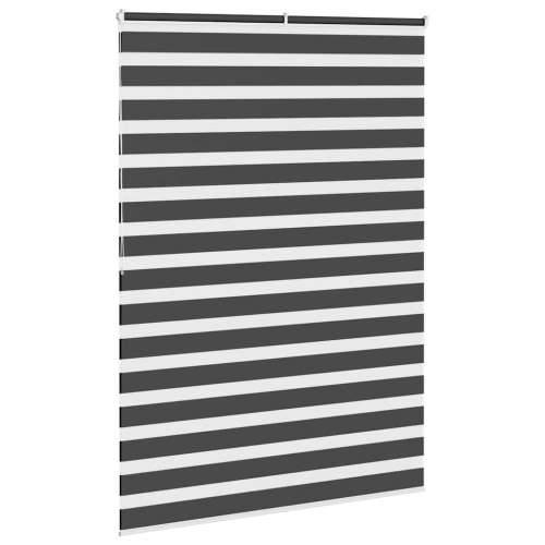 Zavjesa zebra crna 155x200 cm širina tkanine 150,9 cm poliester - Crna 155 x 200 cm Cijena