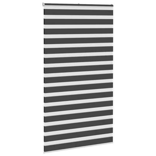 Zavjesa zebra crna 120x230 cm širina tkanine 115,9 cm poliester - Crna 120 x 230 cm Cijena