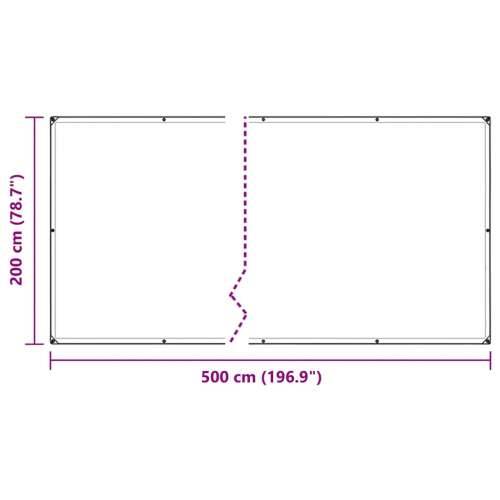 Prozirna cerada s ušicama 2x5 m polietilen - 2 x 5 m 1 Cijena