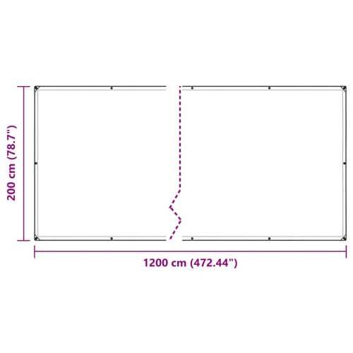 Prozirna cerada s ušicama 2x12 m polietilen - 2 x 12 m 1 Cijena