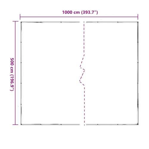 Prozirna cerada s ušicama 5x10 m polietilen - 5 x 10 m 1 Cijena