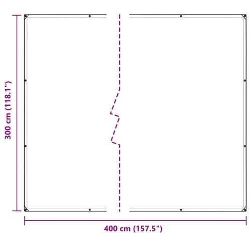 Prozirna cerada s ušicama 3x4 m PVC - 3 x 4 m 1 Cijena