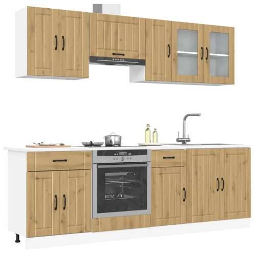 8-dijelni set kuhinjskih ormarića Kalmar konstruiranog drva - hrast artisan 1 Cijena