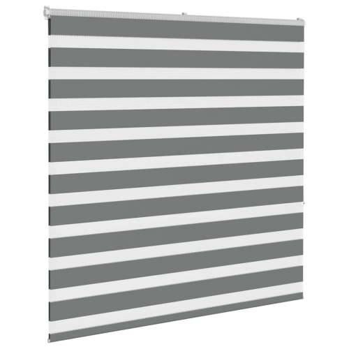 Zavjesa zebra 140x150 cm širina tkanine 135,9 cm poliester - Tamno siva 140 x 150 cm Cijena
