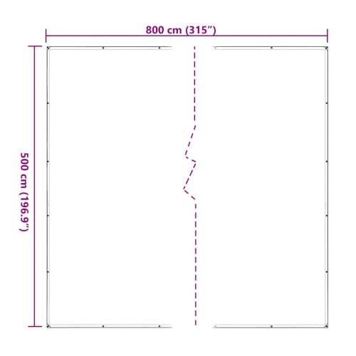 Prozirna cerada s ušicama 5x8 m polietilen - 5 x 8 m 1 Cijena