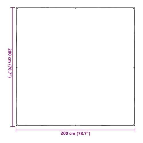 Prozirna cerada s ušicama 2x2 m PVC - 2 x 2 m 1 Cijena