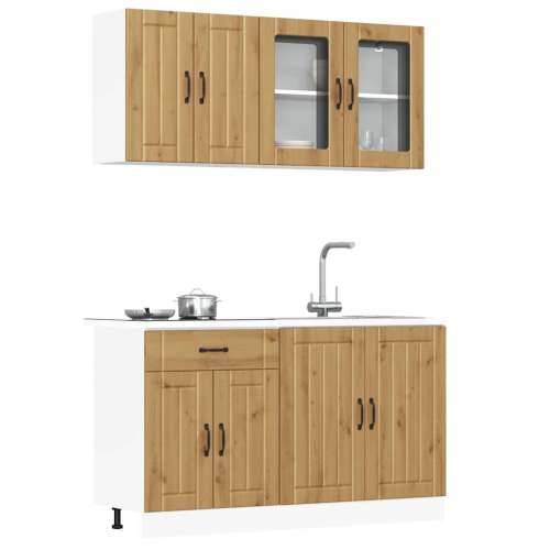 4-dijelni set kuhinjskih ormarića Kalmar konstruiranog drva - hrast artisan 1 Cijena