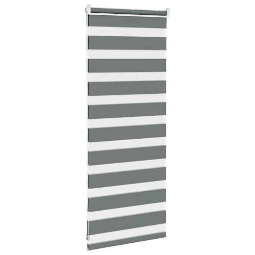 Zavjesa zebra 65x100 cm širina tkanine 60,9 cm poliester - Tamno siva 65 x 100 cm Cijena