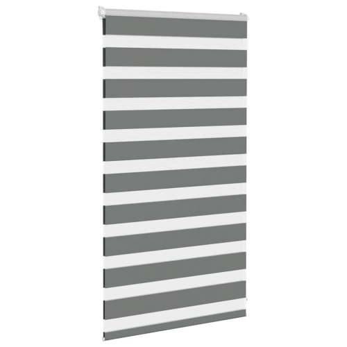 Zavjesa zebra 85x100 cm širina tkanine 80,9 cm poliester - Tamno siva 85 x 100 cm Cijena