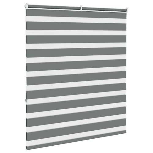 Zavjesa zebra 120x150 cm širina tkanine 115,9 cm poliester - Tamno siva 120 x 150 cm Cijena