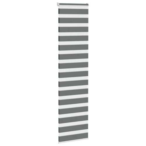Zavjesa zebra 60x200 cm širina tkanine 55,9 cm poliester - Tamno siva 60 x 200 cm Cijena