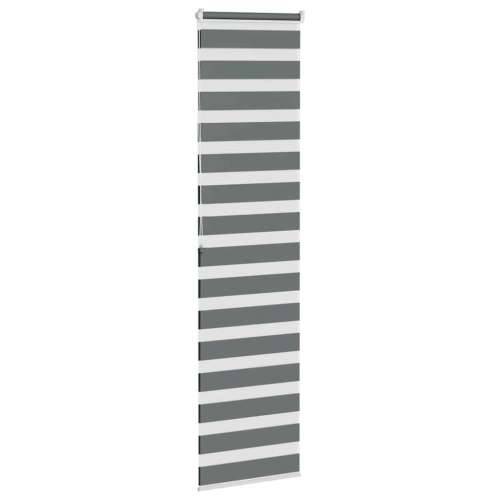 Zavjesa zebra 60x200 cm širina tkanine 55,9 cm poliester - Tamno siva 60 x 200 cm Cijena