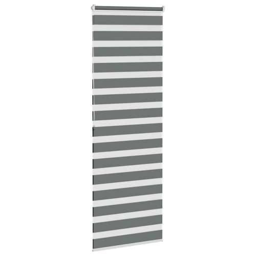 Zavjesa zebra 85x200 cm širina tkanine 80,9 cm poliester - Tamno siva 85 x 200 cm Cijena