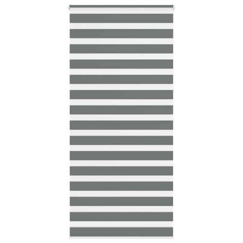 Zavjesa zebra 95x200 cm širina tkanine 90,9 cm poliester - Tamno siva 95 x 200 cm Cijena