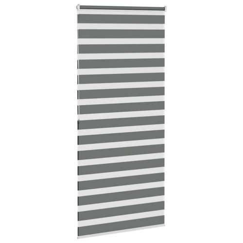Zavjesa zebra 95x200 cm širina tkanine 90,9 cm poliester - Tamno siva 95 x 200 cm Cijena