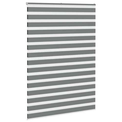 Zavjesa zebra 165x230 cm širina tkanine 160,9 cm poliester - Tamno siva 165 x 230 cm Cijena