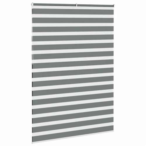 Zavjesa zebra 165x230 cm širina tkanine 160,9 cm poliester - Tamno siva 165 x 230 cm Cijena